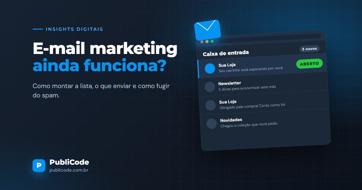 E-mail marketing ainda funciona? Como usar para vender mais