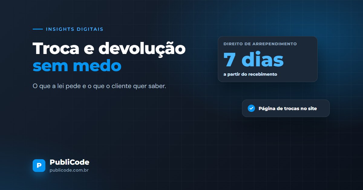 Troca e devolução na loja virtual: as dúvidas que o cliente tem antes de comprar