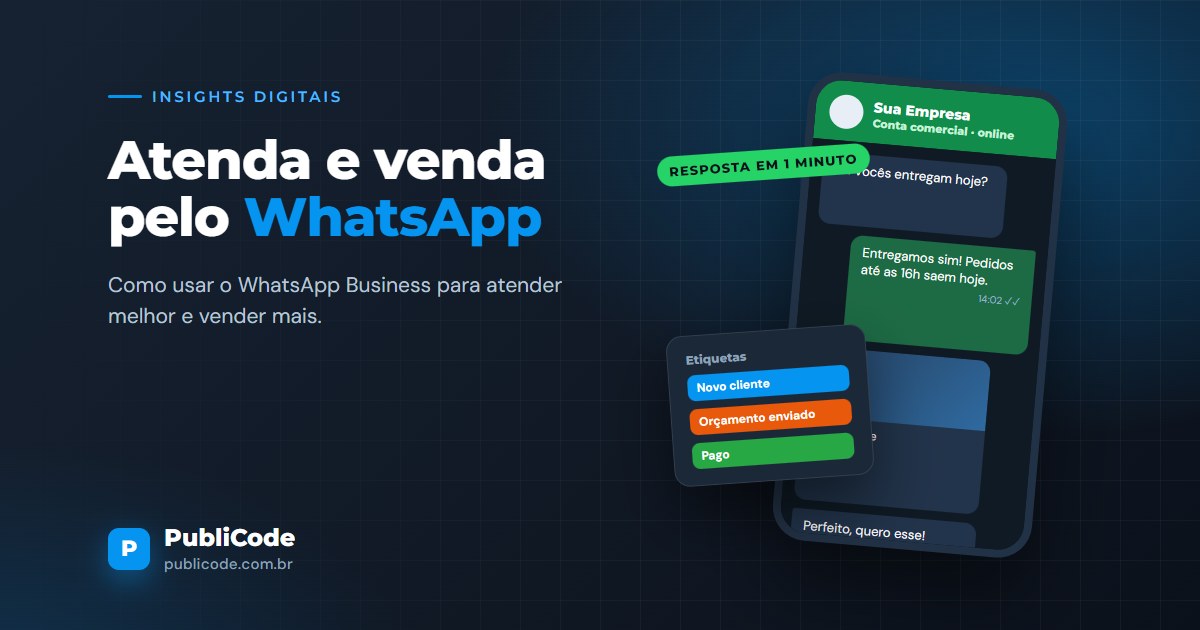 WhatsApp Business: como atender melhor e vender mais pelo WhatsApp